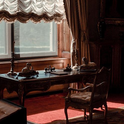 historic study with desk